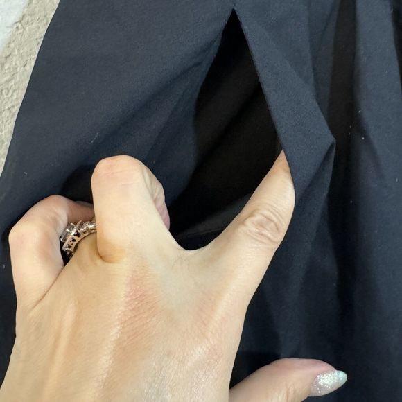 Blaque Label a-line midi length skirt size M Black Tool Lined - Picture 2 of 6